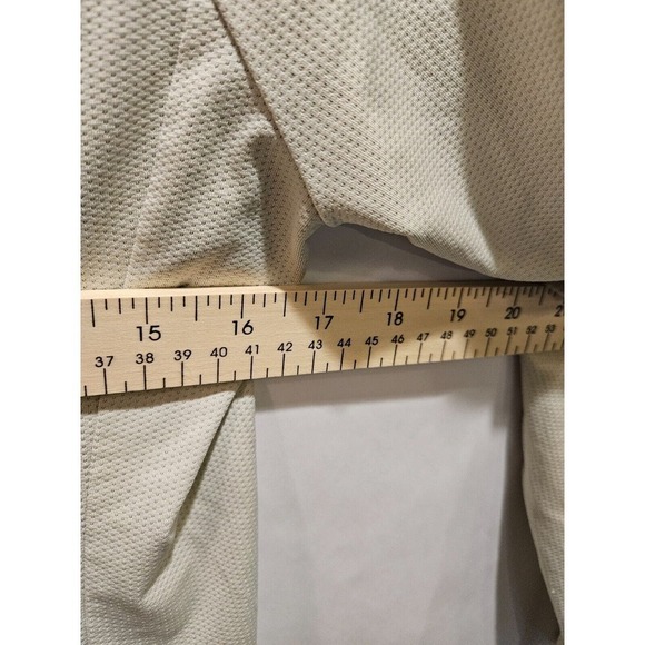 ADIDAS Golf Zip Neck UPF 50 Mesh Long Sleeve GOLF SHIRT Women's Small Green - Picture 5 of 8